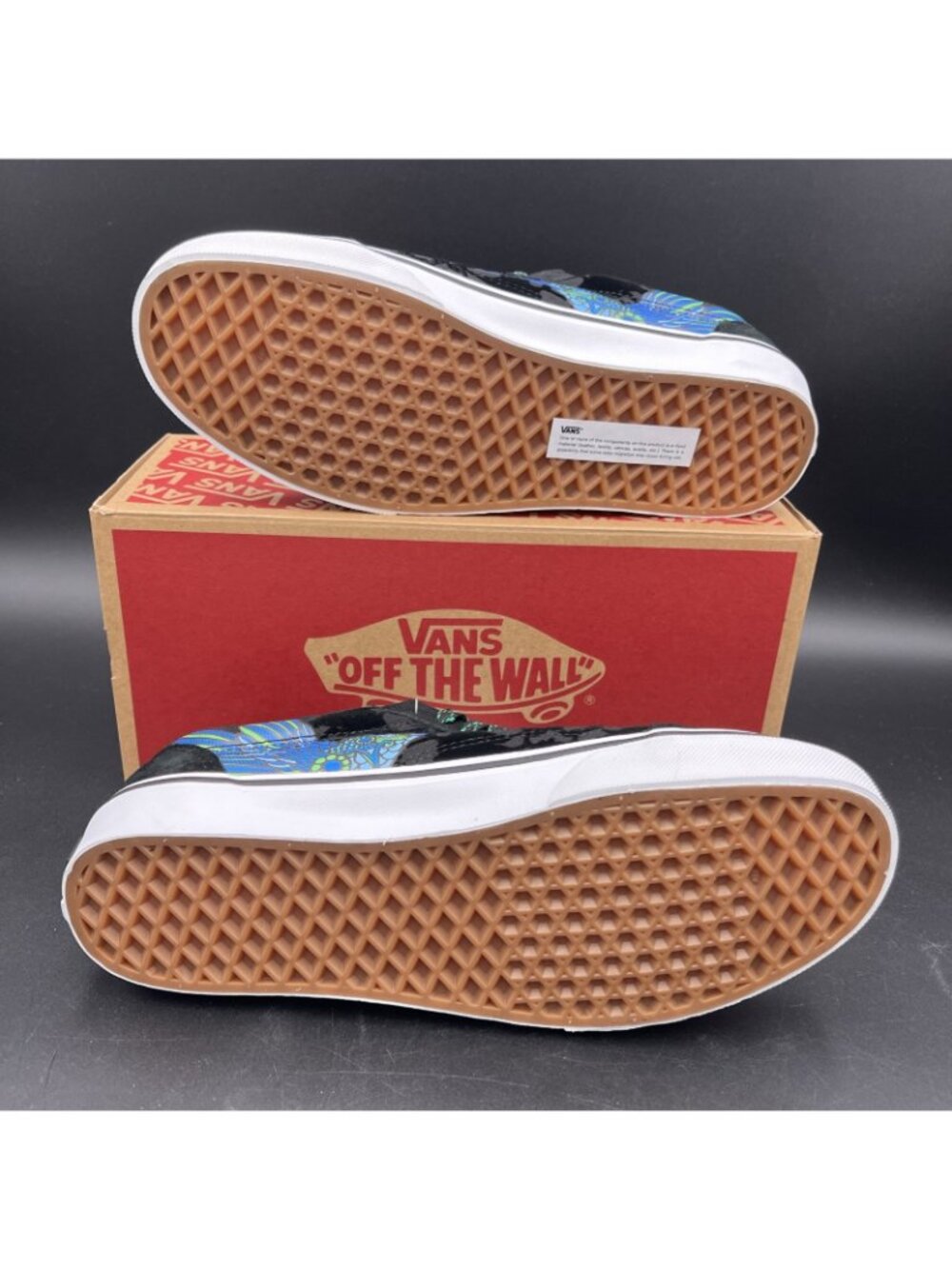 Vans Old Skool Dia de los Muertos Hummingbird Skate Shoe M9 W10.5 Black Blue NEW - Picture 7 of 16